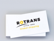 Projekt graficzny, nazwa firmy, tworzenie logo firm Logo firmy transportowej ROTRANS - wektorowa