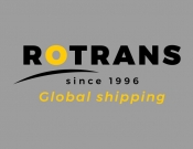 Projekt graficzny, nazwa firmy, tworzenie logo firm Logo firmy transportowej ROTRANS - wektorowa