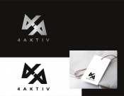Projekt graficzny, nazwa firmy, tworzenie logo firm Logo sklepu outdoorowego 4aktiv - kruszynka