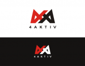 Projekt graficzny, nazwa firmy, tworzenie logo firm Logo sklepu outdoorowego 4aktiv - kruszynka