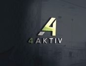 Projekt graficzny, nazwa firmy, tworzenie logo firm Logo sklepu outdoorowego 4aktiv - stone