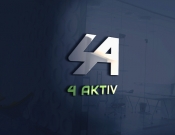 Projekt graficzny, nazwa firmy, tworzenie logo firm Logo sklepu outdoorowego 4aktiv - Mixtura