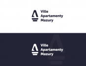 Projekt graficzny, nazwa firmy, tworzenie logo firm Logo Ville i Apartamenty Mazury - JetBlackPantone