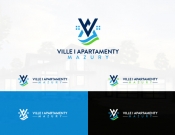 Projekt graficzny, nazwa firmy, tworzenie logo firm Logo Ville i Apartamenty Mazury - myConcepT