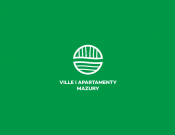 Projekt graficzny, nazwa firmy, tworzenie logo firm Logo Ville i Apartamenty Mazury - romero