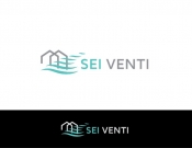 Projekt graficzny, nazwa firmy, tworzenie logo firm Logo dla domków Sei Venti - stone