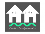 Projekt graficzny, nazwa firmy, tworzenie logo firm Logo dla domków Sei Venti - Dobry Grafik 