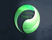 Projekt graficzny, nazwa firmy, tworzenie logo firm Logo - planeta zieleni - EwaL