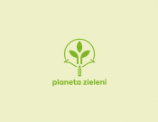Projekt graficzny, nazwa firmy, tworzenie logo firm Logo - planeta zieleni - tunada
