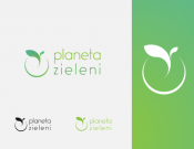 Projekt graficzny, nazwa firmy, tworzenie logo firm Logo - planeta zieleni - Johan