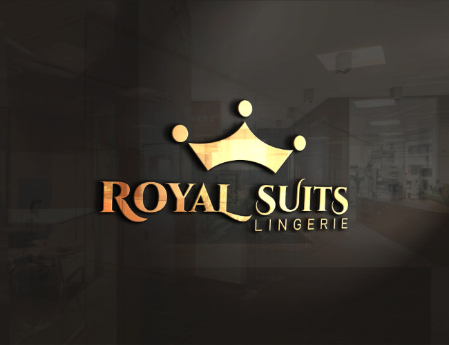 Projektowanie logo dla firm,  Logo dla firmy Royal Suits Lingerie, logo firm - AnnaK