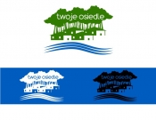 Projekt graficzny, nazwa firmy, tworzenie logo firm Logo dla osiedla blisko wody i lasu - EwaL