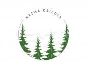 Projekt graficzny, nazwa firmy, tworzenie logo firm Logo dla osiedla blisko wody i lasu - alldayallnight