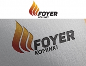 Projekt graficzny, nazwa firmy, tworzenie logo firm Logo dla Foyer Kominki - PP.BB.