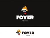 Projekt graficzny, nazwa firmy, tworzenie logo firm Logo dla Foyer Kominki - kruszynka