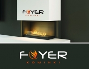 Projekt graficzny, nazwa firmy, tworzenie logo firm Logo dla Foyer Kominki - ajka