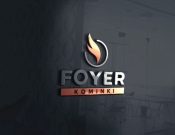 Projekt graficzny, nazwa firmy, tworzenie logo firm Logo dla Foyer Kominki - stone