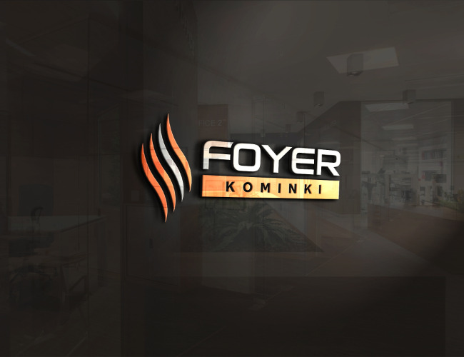 Projektowanie logo dla firm,  Logo dla Foyer Kominki, logo firm - PatrykSz