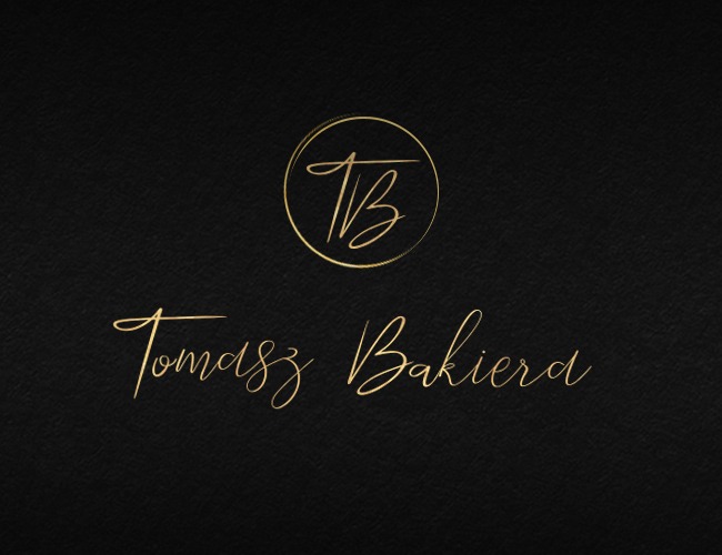 Projektowanie logo dla firm,  Logo dla fotografa ślubnego , logo firm - TomaszBakiera