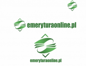 Projekt graficzny, nazwa firmy, tworzenie logo firm Logo dla bloga emeryturaonline.pl  - ADRUS