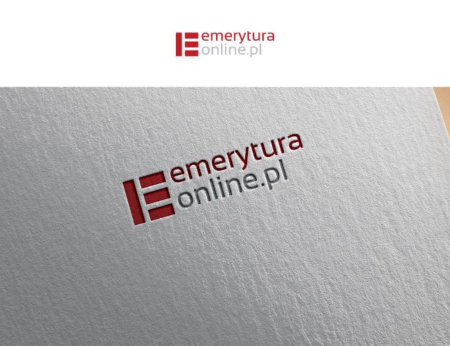 Projektowanie logo dla firm,  Logo dla bloga emeryturaonline.pl , logo firm - drew