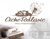 projektowanie logo oraz grafiki online Logo pensjonatu/domków na Podlasiu 