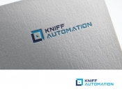Projekt graficzny, nazwa firmy, tworzenie logo firm Nowe logo dla firmy KNIFF AUTOMATION - stone