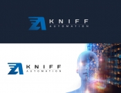 Projekt graficzny, nazwa firmy, tworzenie logo firm Nowe logo dla firmy KNIFF AUTOMATION - P4vision