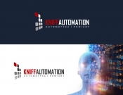 Projekt graficzny, nazwa firmy, tworzenie logo firm Nowe logo dla firmy KNIFF AUTOMATION - P4vision