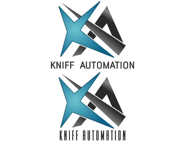 Projektowanie logo dla firm,  Nowe logo dla firmy KNIFF AUTOMATION, logo firm - kniff