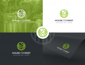 Projekt graficzny, nazwa firmy, tworzenie logo firm  House ForRest - logo firmy  - Rembik