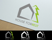Projekt graficzny, nazwa firmy, tworzenie logo firm  House ForRest - logo firmy  - dodoknitter