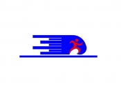Projekt graficzny, nazwa firmy, tworzenie logo firm Logo imprezy biegowej - Robocik85
