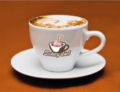 Projekt graficzny, nazwa firmy, tworzenie logo firm Logo dla kawiarnio - lodziarni - DamianDesigner