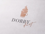 Projekt graficzny, nazwa firmy, tworzenie logo firm Logo dla kawiarnio - lodziarni - MMgraf