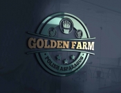 Projekt graficzny, nazwa firmy, tworzenie logo firm Logo dla firmy Golden Farm  - radomasta