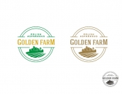 Projekt graficzny, nazwa firmy, tworzenie logo firm Logo dla firmy Golden Farm  - JEDNOSTKA  KREATYWNA