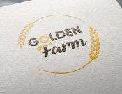 Projekt graficzny, nazwa firmy, tworzenie logo firm Logo dla firmy Golden Farm  - prażyna