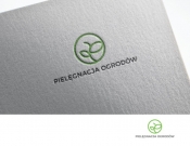 Projekt graficzny, nazwa firmy, tworzenie logo firm Logo - Pielęgnacja ogrodów - stone