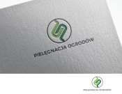 Projekt graficzny, nazwa firmy, tworzenie logo firm Logo - Pielęgnacja ogrodów - stone