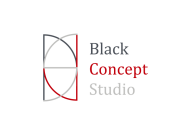 Projekt graficzny, nazwa firmy, tworzenie logo firm Logo - Black Concept Studio - meFis.