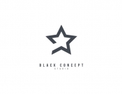 Projekt graficzny, nazwa firmy, tworzenie logo firm Logo - Black Concept Studio - texter