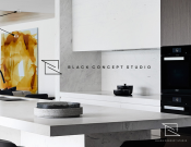 Projekt graficzny, nazwa firmy, tworzenie logo firm Logo - Black Concept Studio - sansey