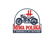 Projekt graficzny, nazwa firmy, tworzenie logo firm Logo akcji - Z Ewangelią na motorze - monteo