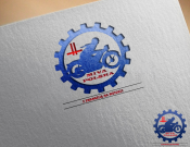 Projekt graficzny, nazwa firmy, tworzenie logo firm Logo akcji - Z Ewangelią na motorze - libnerek