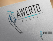 Projekt graficzny, nazwa firmy, tworzenie logo firm logo firmy AWERTO -meble - libnerek