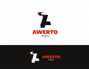 Projekt graficzny, nazwa firmy, tworzenie logo firm logo firmy AWERTO -meble - kruszynka