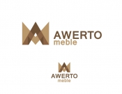 Projekt graficzny, nazwa firmy, tworzenie logo firm logo firmy AWERTO -meble - evadesign