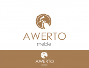 Projekt graficzny, nazwa firmy, tworzenie logo firm logo firmy AWERTO -meble - brzoska