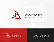 Projekt graficzny, nazwa firmy, tworzenie logo firm logo firmy AWERTO -meble - myConcepT